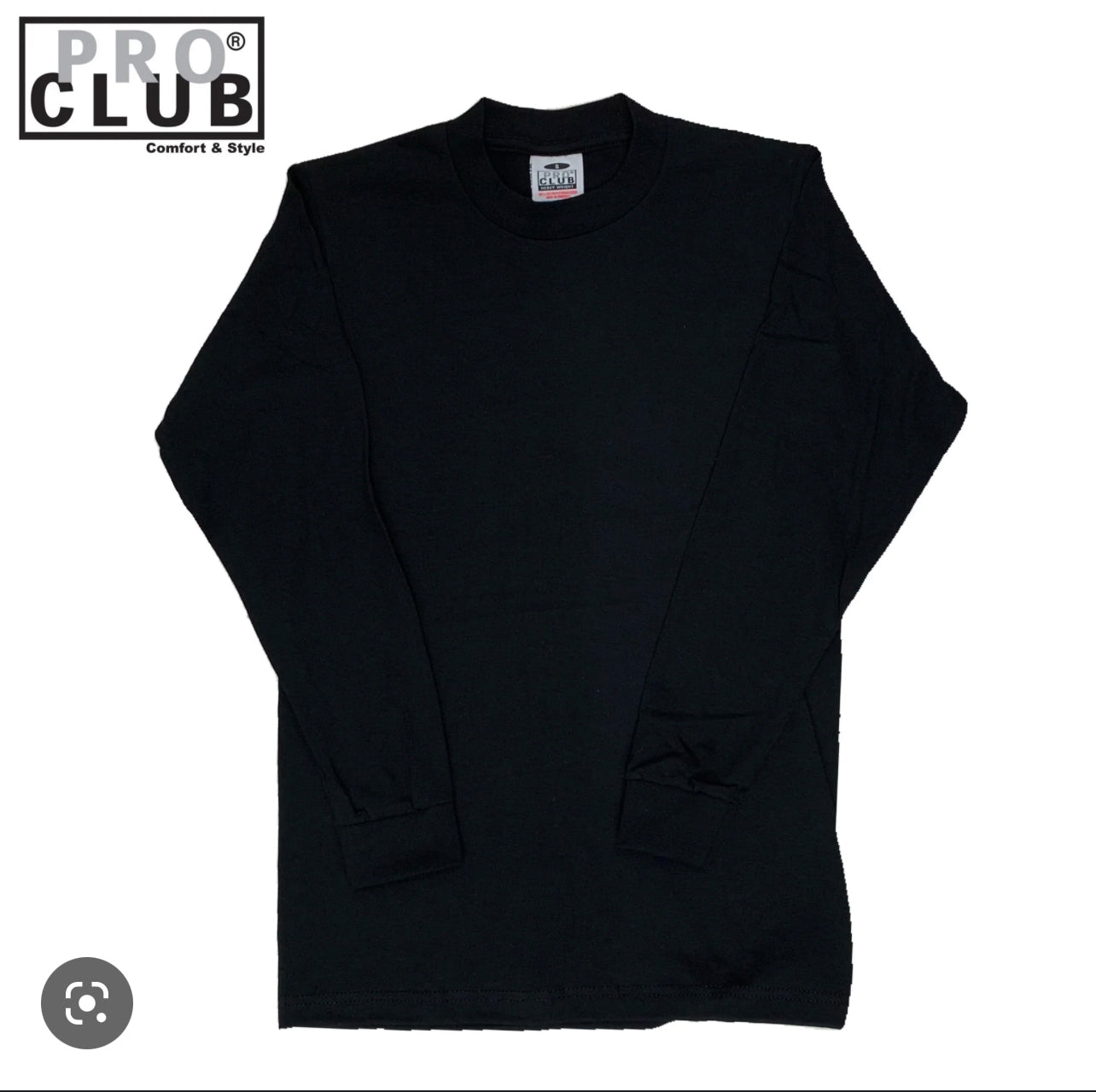 Pro Club Heavyweight Cotton Long Sleeve Crew Neck T-Shirt