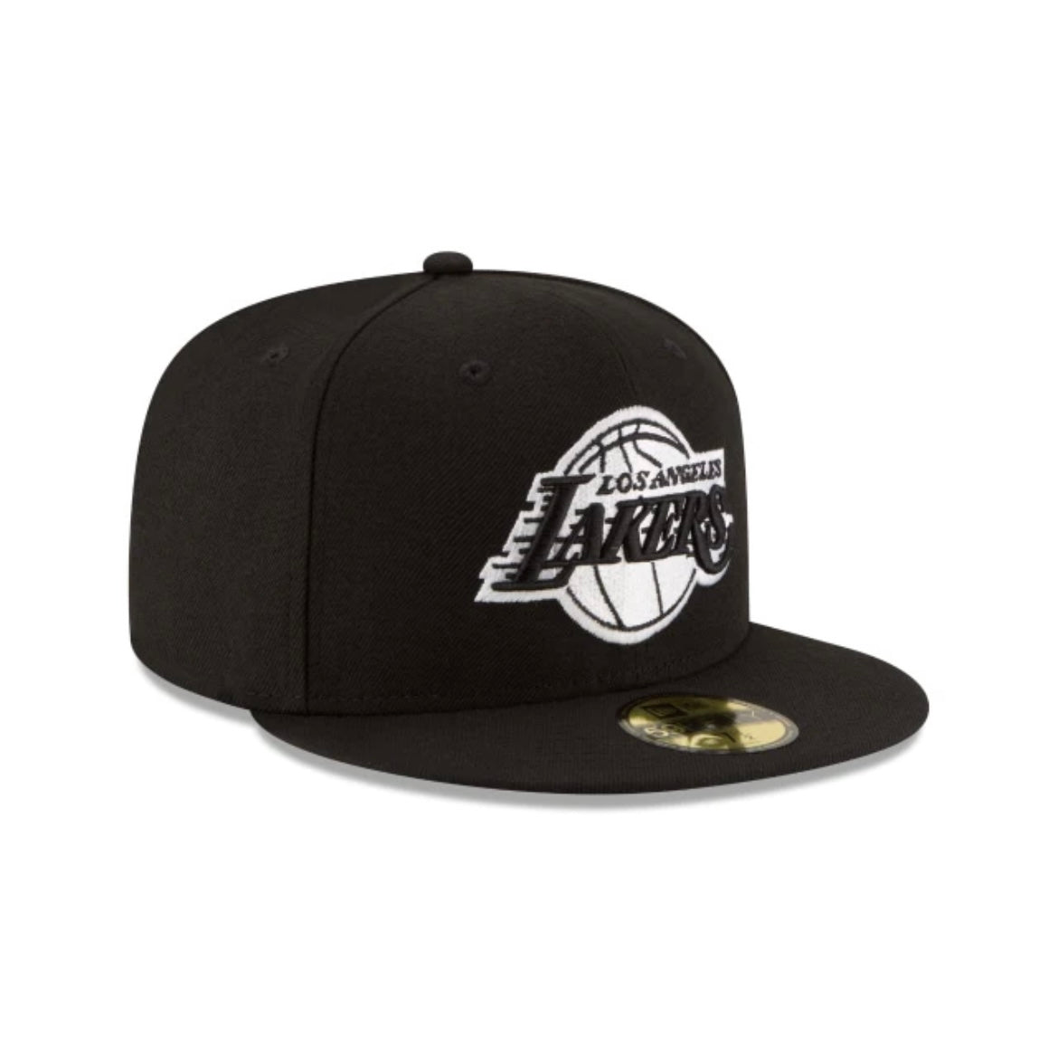 Los Angeles Lakers Black & White 59FIFTY Fitted