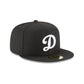 Los Angeles Dodgers Basic Black and White “D” 59FIFTY Fitted (FINAL SALE)