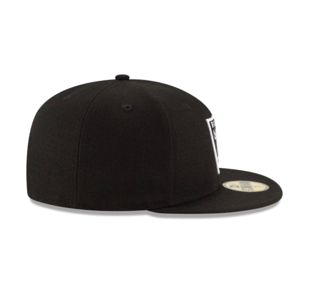 Las Vegas Raiders Black & White 59FIFTY Fitted